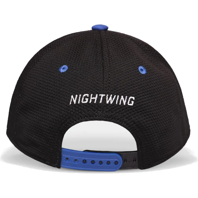 sort-buet-snapback-kasket-nightwing-dc-comics-fra-difuzed