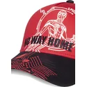 kasketter-buet-rod-snapback-af-difuzed