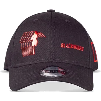 Difuzed Curved Brim Black Widow Marvel Comics Black Adjustable Cap