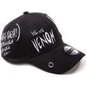 sort-buet-snapback-kasket-venom-we-are-venom-marvel-comics-fra-difuzed