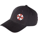 sort-justerbar-kasket-med-buet-skygge-umbrella-corporation-resident-evil-fra-difuzed