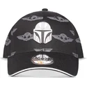 sort-snapback-kasket-med-buet-skygge-el-mandaloriano-din-djarin-star-wars-fra-difuzed