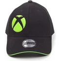 sort-justerbar-kasket-med-buet-skygge-xbox-symbol-microsoft-fra-difuzed