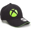 sort-justerbar-kasket-med-buet-skygge-xbox-symbol-microsoft-fra-difuzed