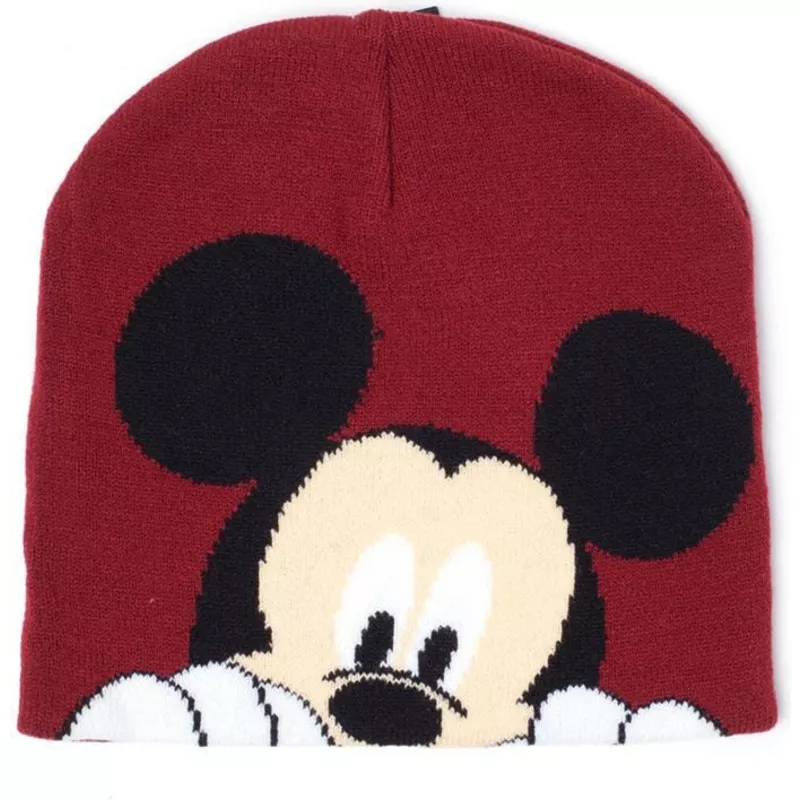 difuzed-mickey-mouse-disney-red-beanie