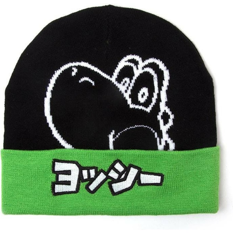 difuzed-yoshi-japanese-super-mario-bros-black-and-green-beanie