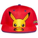 kasketter-flad-rod-snapback-til-barn-af-difuzed