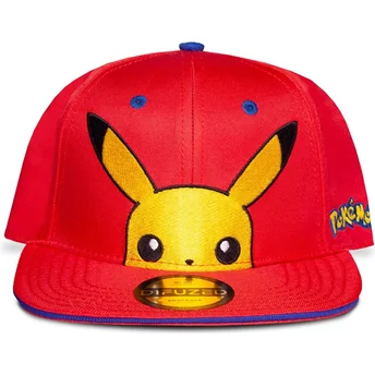 kasketter-flad-rod-snapback-til-barn-af-difuzed