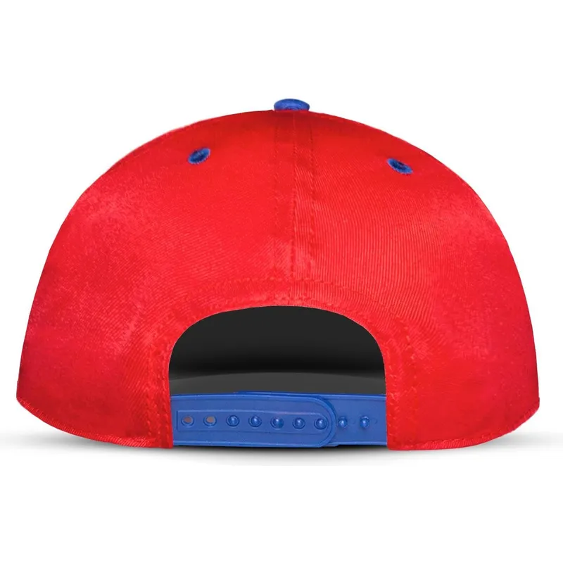 kasketter-flad-rod-snapback-til-barn-af-difuzed