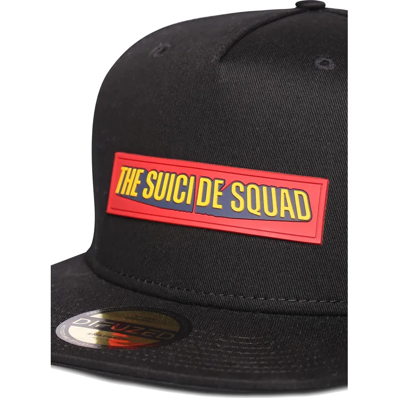 flad-sort-snapback-kasket-suicide-squad-marvel-comics-fra-difuzed