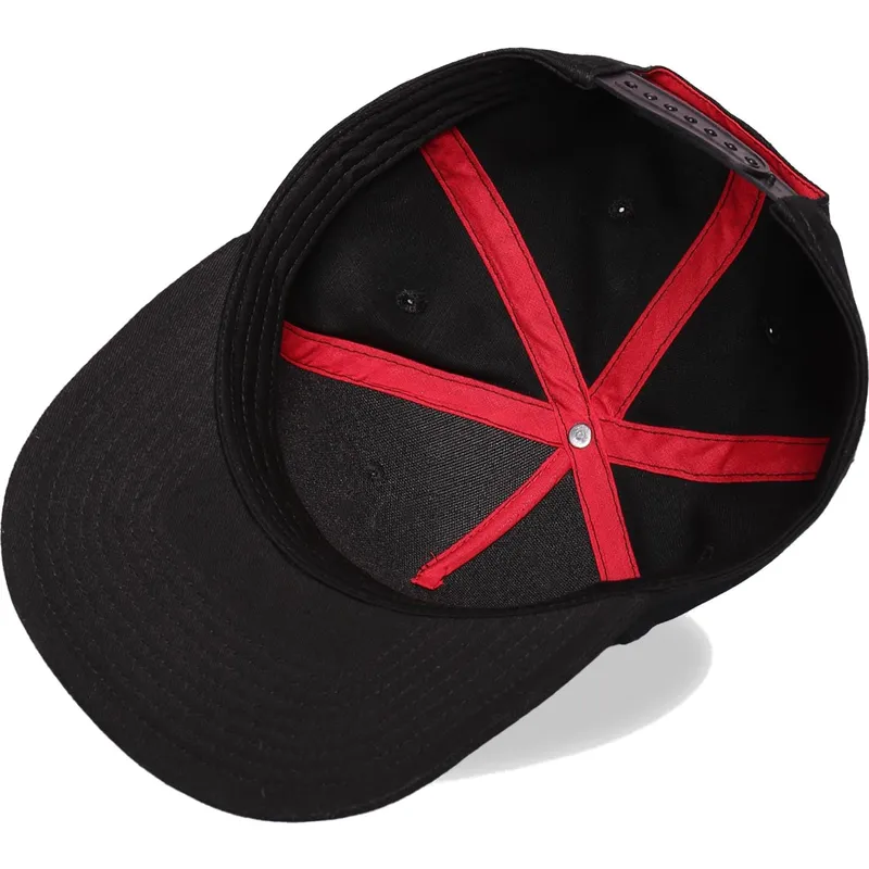 flad-sort-snapback-kasket-suicide-squad-marvel-comics-fra-difuzed