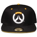 sort-flat-snapback-kasket-logo-overwatch-fra-difuzed