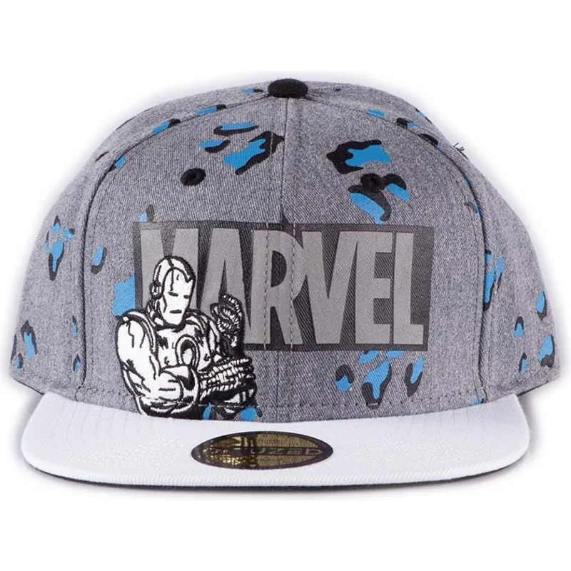 gra-flat-cap-snapback-iron-man-true-power-marvel-comics-fra-difuzed