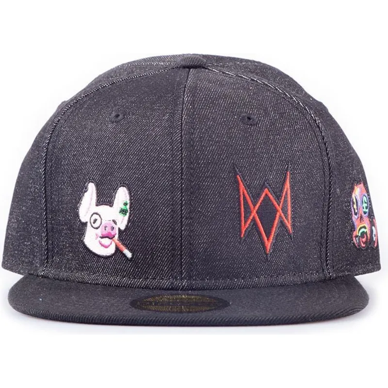 kasketter-flad-sort-snapback-af-difuzed kasketter-flad-sort-snapback-af-difuzed