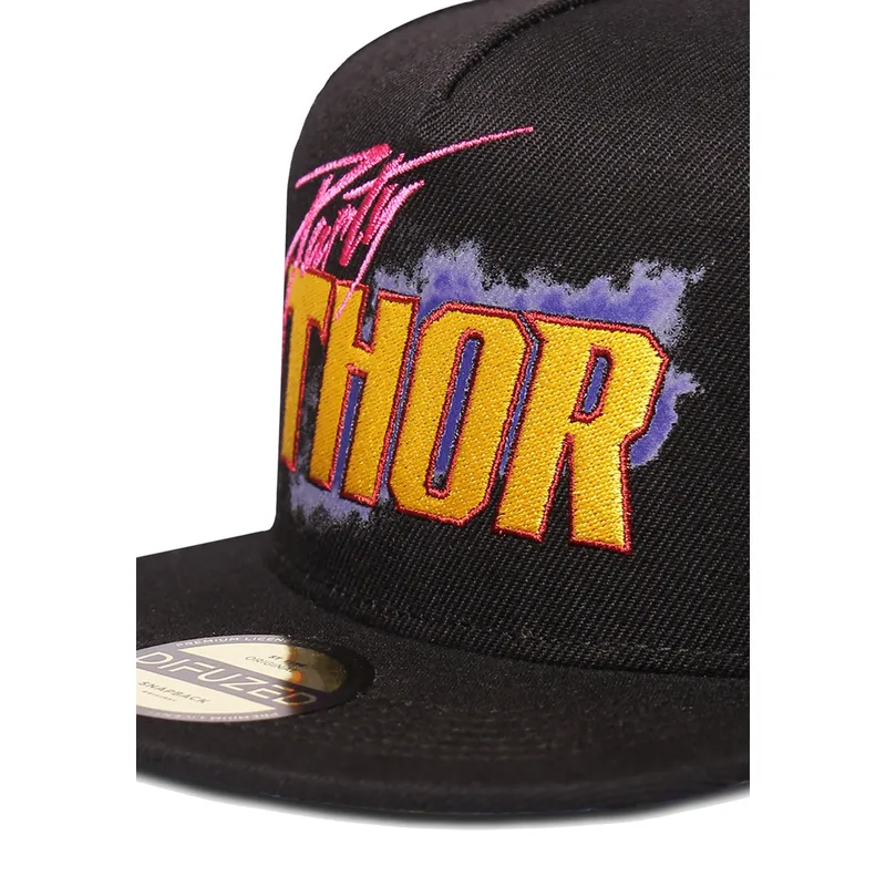 flad-sort-snapback-kasket-thor-party-what-if-marvel-comics-fra-difuzed