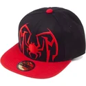 sort-og-rod-snapback-spider-man-spider-arch-kasket-fra-marvel-comics-af-difuzed