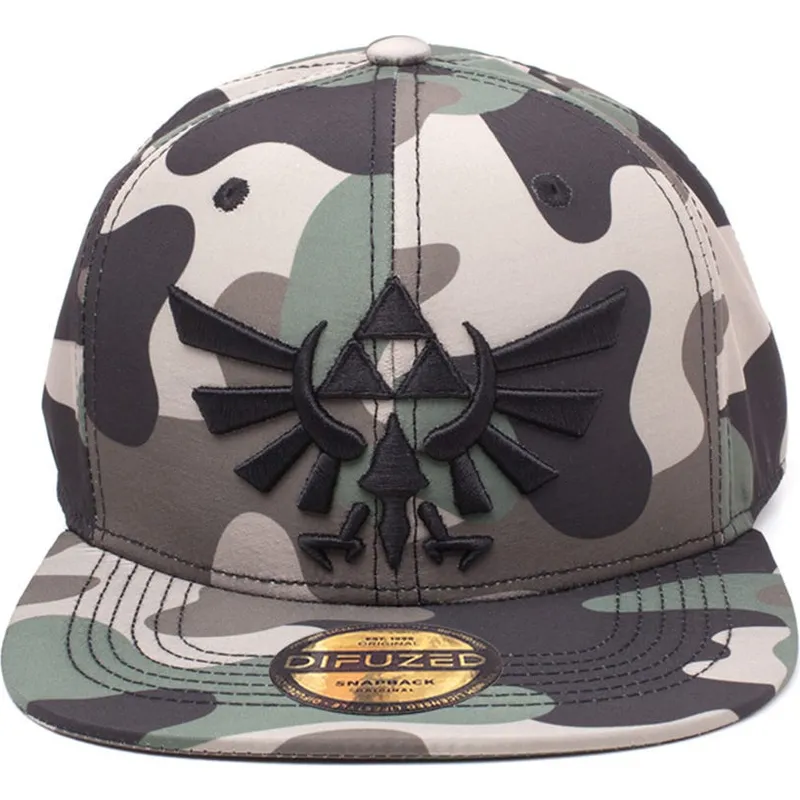 flad-kasket-camouflage-snapback-triforce-screen-print-the-legend-of-zelda-fra-difuzed