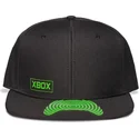 sort-flad-snapback-kasket-xbox-visor-controller-microsoft-fra-difuzed