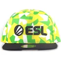 gron-og-sort-flad-kasket-snapback-esports-esl-fra-difuzed