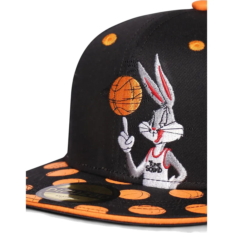 sort-flat-snapback-kasket-bugs-bunny-space-jam-looney-tunes-fra-difuzed