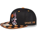 sort-flat-snapback-kasket-bugs-bunny-space-jam-looney-tunes-fra-difuzed