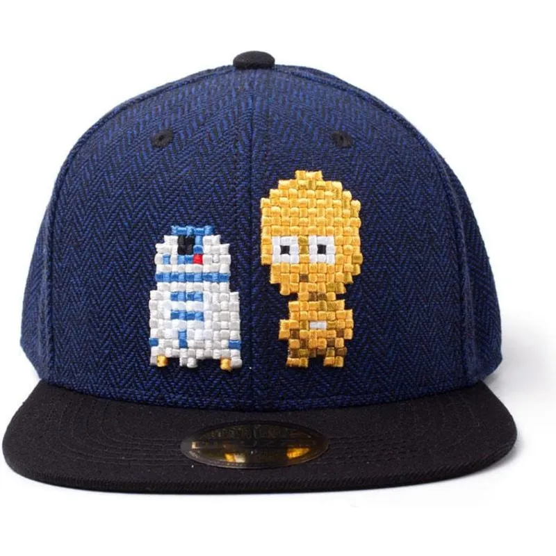 kasketter-flad-marinebla-snapback-af-difuzed