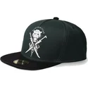 guenhwyvar-drizzt-dungeons-dragons-gron-og-sort-snapback-flad-kasket-fra-difuzed