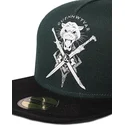 guenhwyvar-drizzt-dungeons-dragons-gron-og-sort-snapback-flad-kasket-fra-difuzed