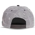hvid-og-sort-snapback-flad-kasket-talking-cat-outer-space-rick-og-morty-fra-difuzed