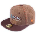 kasketter-flad-brun-snapback-af-difuzed