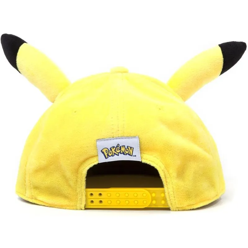 gul-flat-snapback-kasket-pikachu-plush-pokemon-fra-difuzed