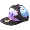 flad-sort-snapback-kasket-ursula-den-lille-satisfying-disney-fra-difuzed