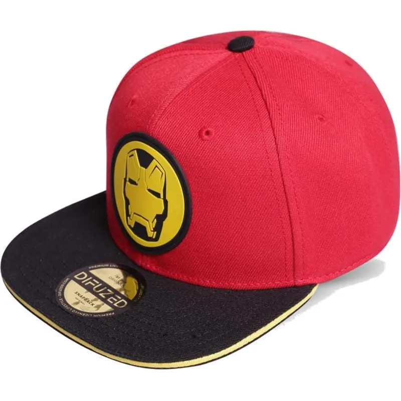 kasketter-flad-rod-snapback-til-barn-af-difuzed