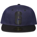 kasketter-flad-marinebla-snapback-af-difuzed