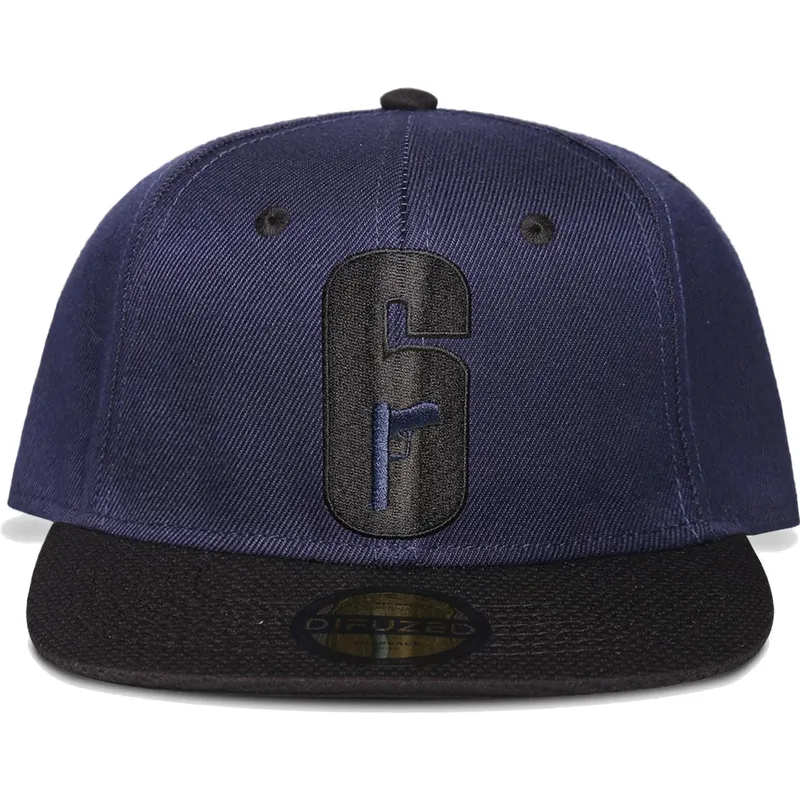 kasketter-flad-marinebla-snapback-af-difuzed