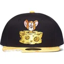 sort-og-gul-jerry-looney-tunes-snapback-kasket-fra-difuzed