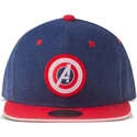 bla-og-rod-snapback-kasket-avengers-game-marvel-comics-fra-difuzed
