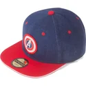 bla-og-rod-snapback-kasket-avengers-game-marvel-comics-fra-difuzed