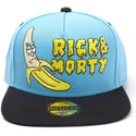bla-og-sort-snapback-flad-kasket-rick-banana-rick-og-morty-fra-difuzed