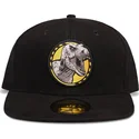 flad-sort-snapback-kasket-t-rex-dinosaur-jurassic-park-fra-difuzed