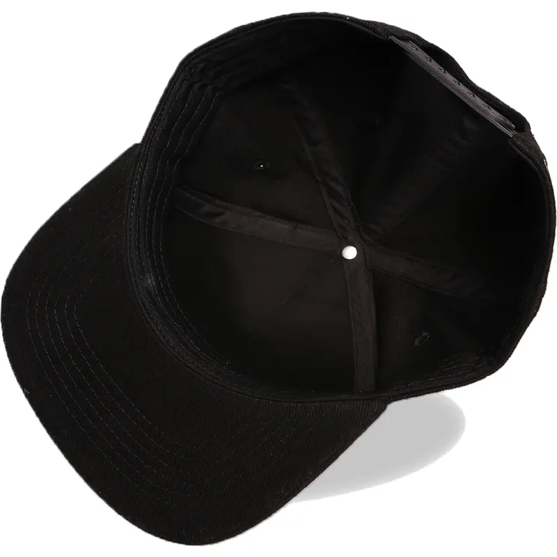 flad-sort-snapback-kasket-t-rex-dinosaur-jurassic-park-fra-difuzed