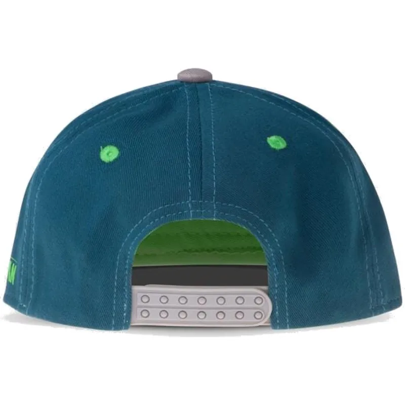 flad-kasket-bla-og-gra-snapback-til-dreng-grogu-baby-yoda-the-child-the-mandalorian-star-wars-fra-difuzed