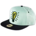 gron-og-sort-flad-snapback-kasket-icons-monopoly-fra-difuzed