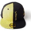 flad-sort-og-gul-snapback-kasket-pikachu-block-pokemon-fra-difuzed