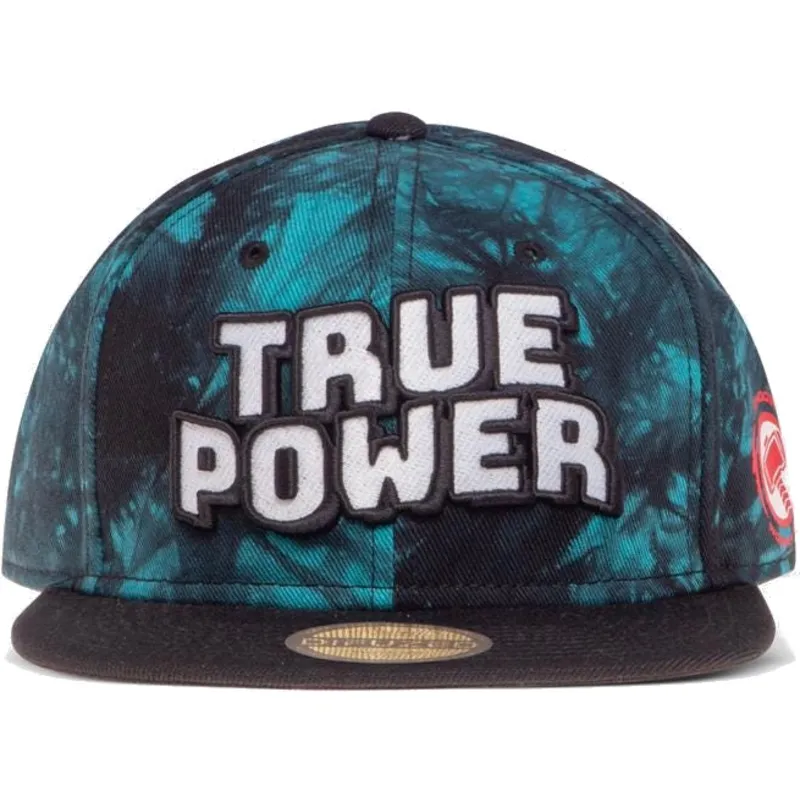flad-kasket-bla-og-sort-snapback-true-power-marvel-comics-fra-difuzed