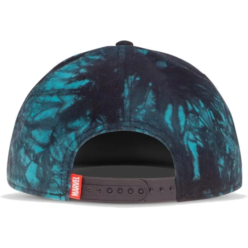 flad-kasket-bla-og-sort-snapback-true-power-marvel-comics-fra-difuzed
