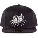 sort-snapback-kasket-med-flad-skygge-majoras-mask-hvid-the-legend-of-zelda-fra-difuzed