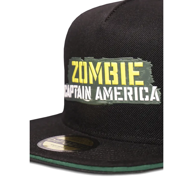 flad-sort-snapback-kasket-zombie-captain-america-what-if-marvel-comics-fra-difuzed