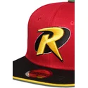 rod-og-sort-snapback-robin-dc-comics-flad-kasket-fra-difuzed