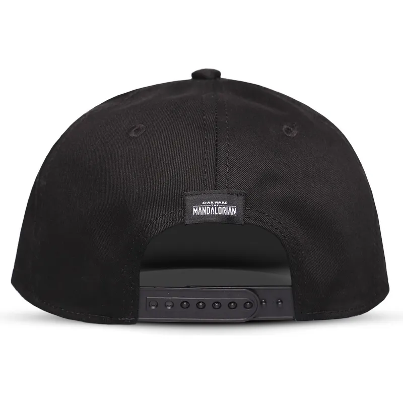 flad-sort-snapback-kasket-grogu-baby-yoda-the-mandalorian-star-wars-fra-difuzed